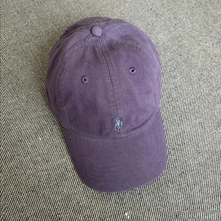Foreign trade Ralph Lauren raff hat baseball cap men and women peaked cap polo sports pony logo embroidery couple baseball cap