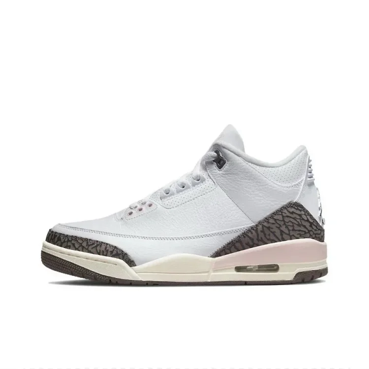 Jordan AJ3 Mid-range Hiroshi Fujiwara Black and White Cardinal White Wine Red White Cement