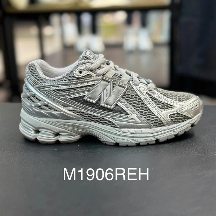 New Balance Putian Shoes Pure Original NB1906R Liquid Silver Cushioning and Wear-Resistant Low-top Dad Sneakers