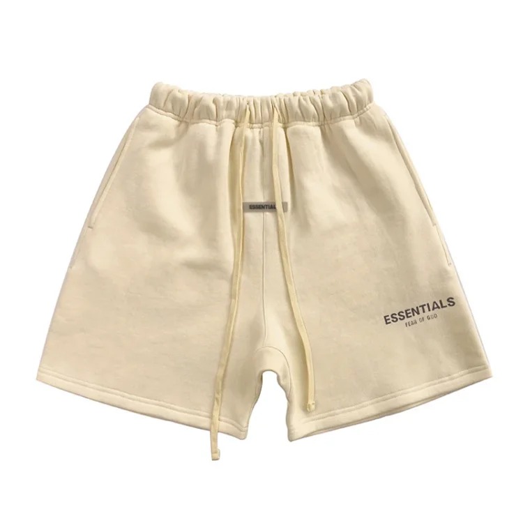 Multi-line shorts ES cotton sports shorts casual five-quarter pants street fashion loose