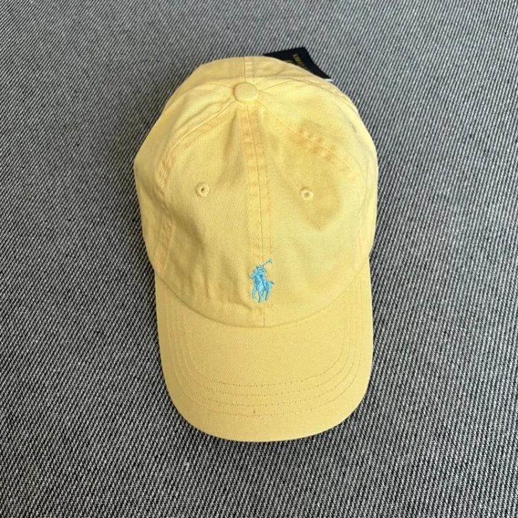 Foreign trade Ralph Lauren raff hat baseball cap men and women peaked cap polo sports pony logo embroidery couple baseball cap