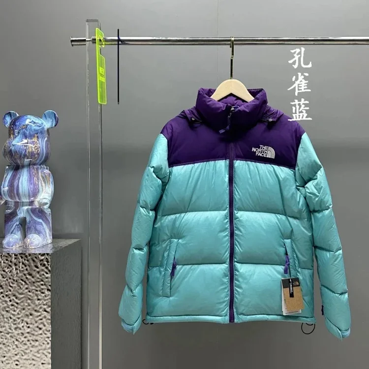 American Version 1996 Down Jacket Classic Splicing Down Jacket Warm Jacket Couple Style