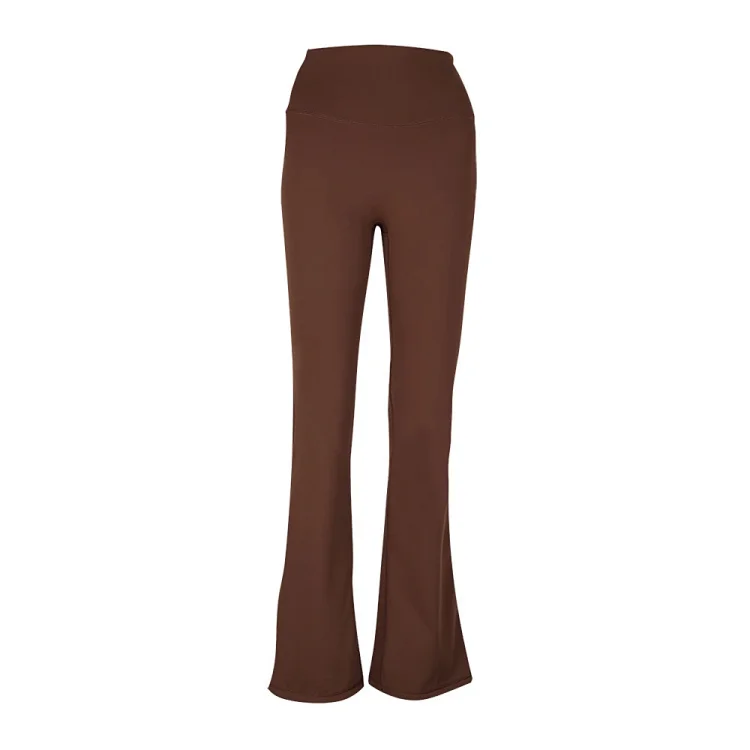 Slimming bell-bottoms, fitness wide-leg pants, high-waisted yoga, Pilates, butt lift, original naked feel *No quality issues, no returns without reason