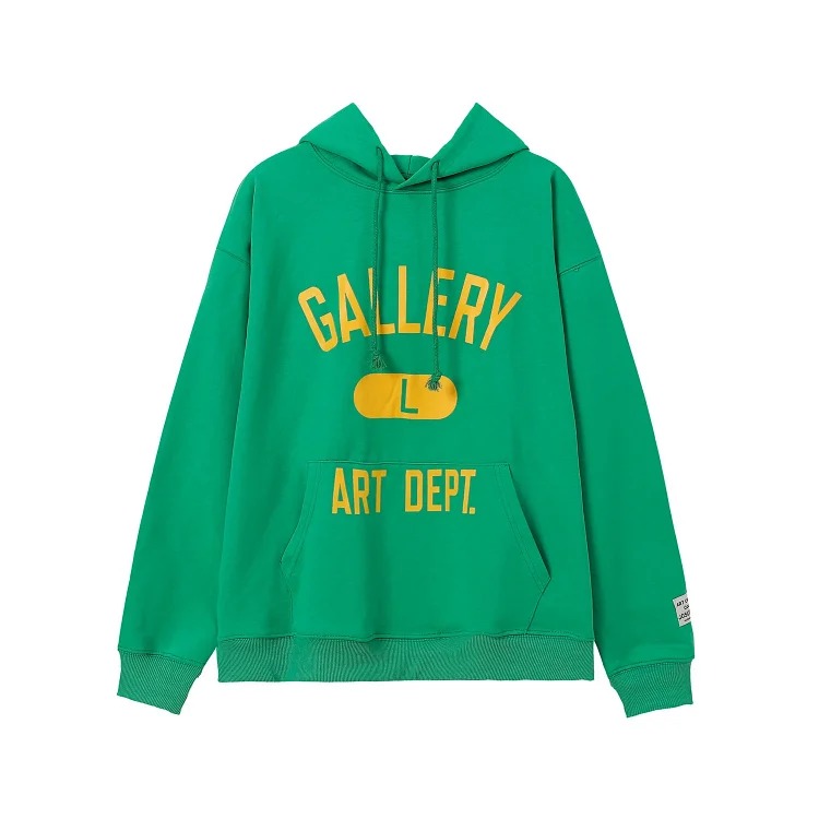 Retro distressed GD brain casual loose hooded sweatshirt for men and women with the same style hoodie
