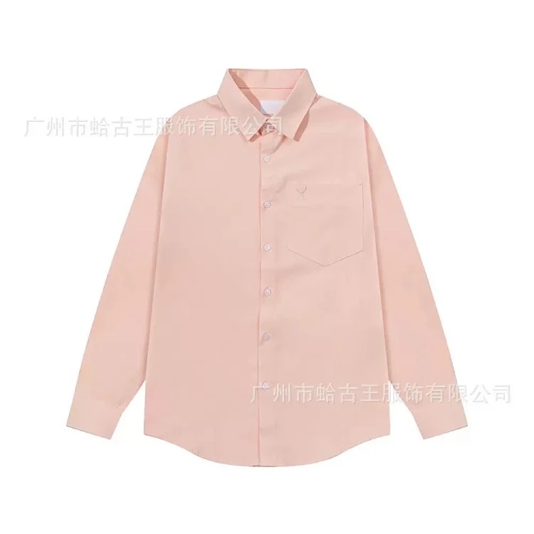 Love embroidered cotton shirt for men and women