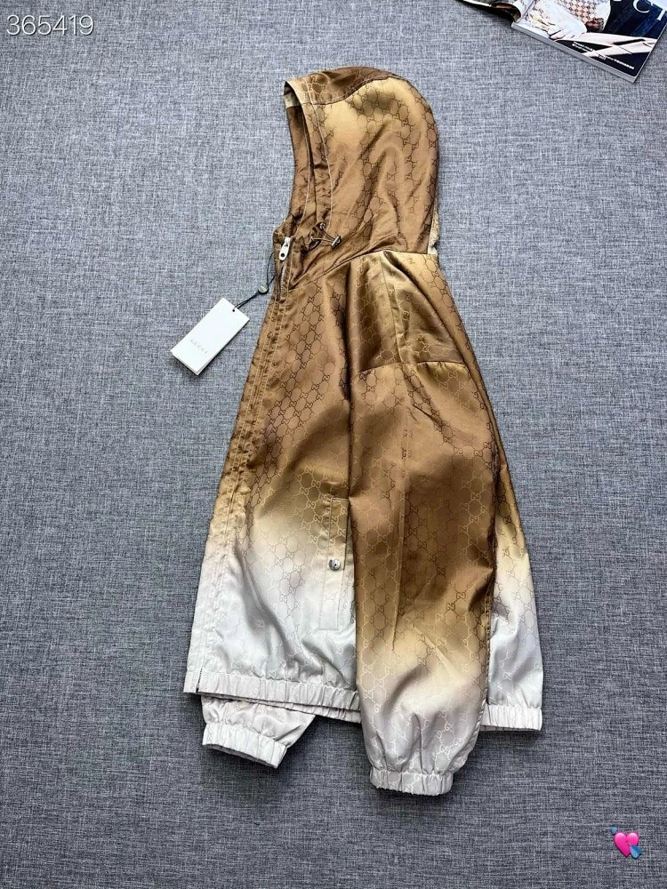 GUCCI 2026 new men's fashionable casual hooded Jacket