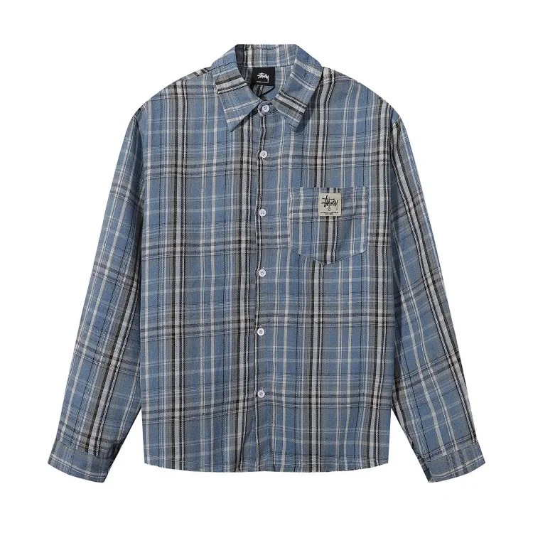 Reversible plaid lapel loose casual jacket for men and women