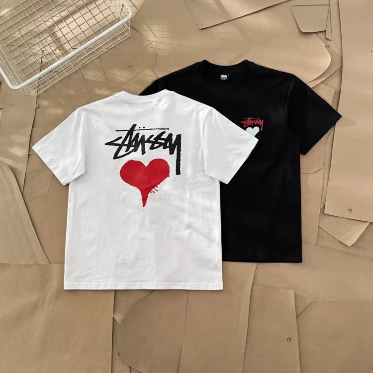 25SS Stussy City Limited Series Shanghai Limited Printed Short-sleeved T-shirt TEE Stussy Originated