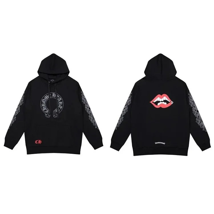 CH cross hooded sweatshirt is versatile and fashionable