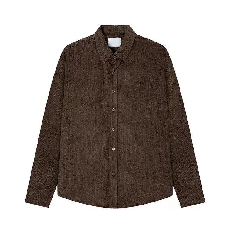 Love embroidered cotton shirt for men and women
