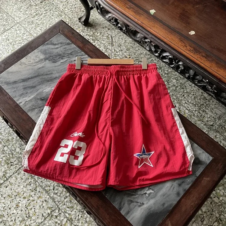 Printed summer new style street loose casual trendy brand hip-hop five-point shorts