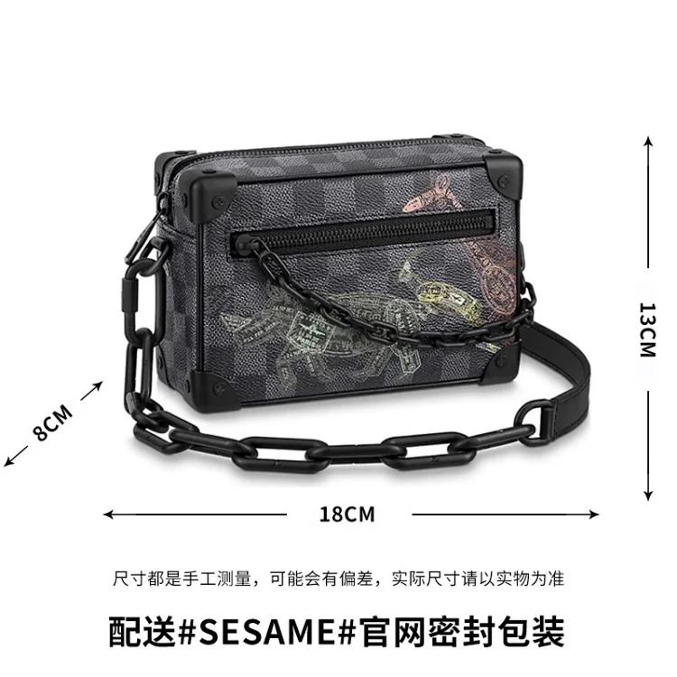 Classic Universal Single Shoulder Bag, Fashionable Retro Bag, Oblique Style, Small Square Shoulder