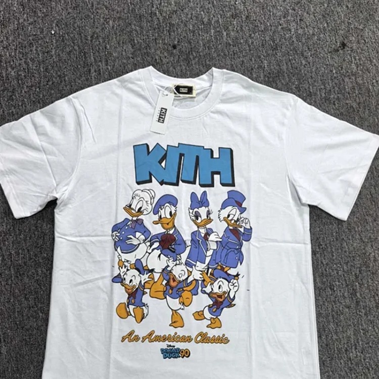 KITH Kitth Cartoon Animation Print Casual Loose Sports Short-sleeved T-shirt for