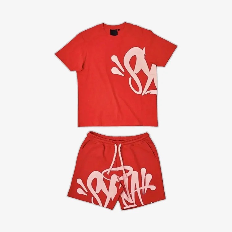 Loose Casual Printed Hip-hop Letter Short-sleeved Tops Street Men's Summer -style Sports Suits T-Shirt