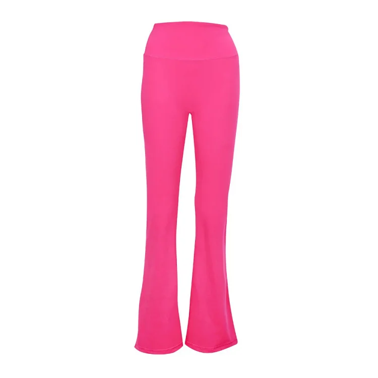 Slimming bell-bottoms, fitness wide-leg pants, high-waisted yoga, Pilates, butt lift, original naked feel *No quality issues, no returns without reason