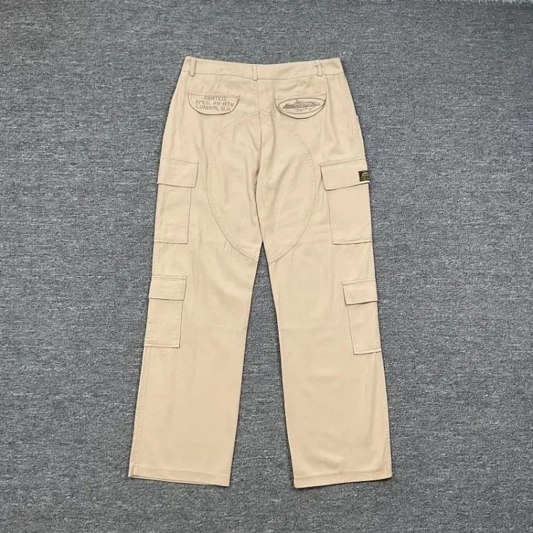 American trendy street work wear straight casual camouflage trousers for men