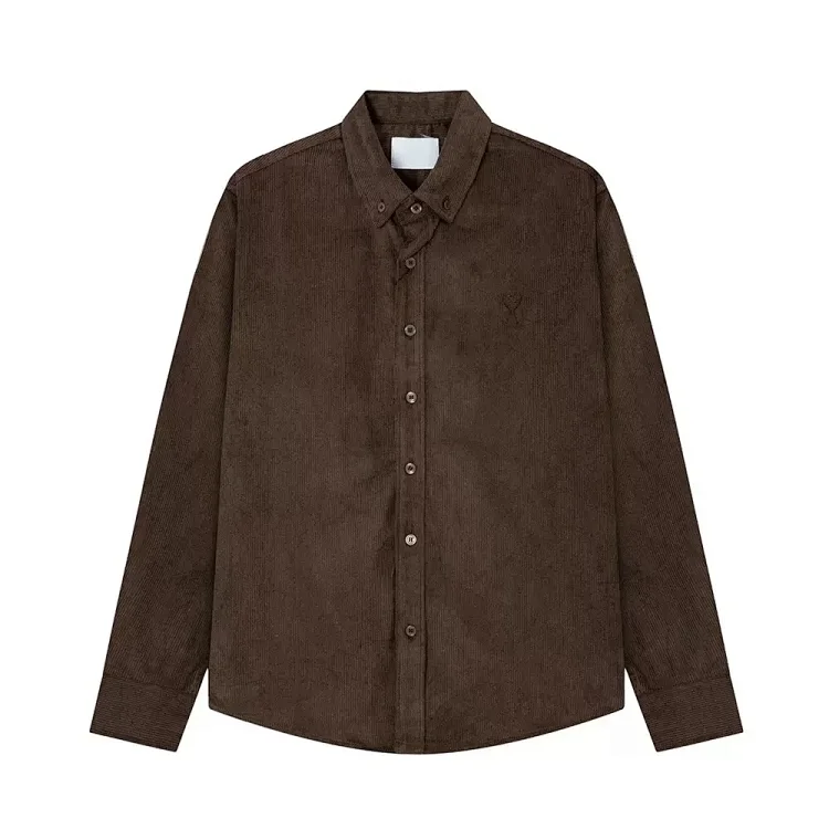 Love embroidered cotton shirt for men and women
