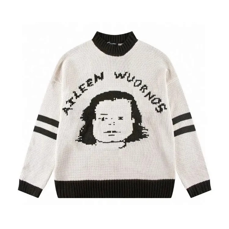 ERD Melancholy Rich Second Generation Washed and Distressed Letter Printed Hooded Sweatshirt