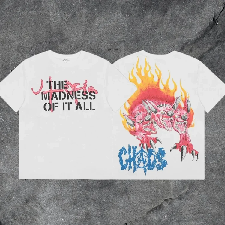 travis scott short-sleeved utopia ts joint utopia limited edition american high street t-shirt