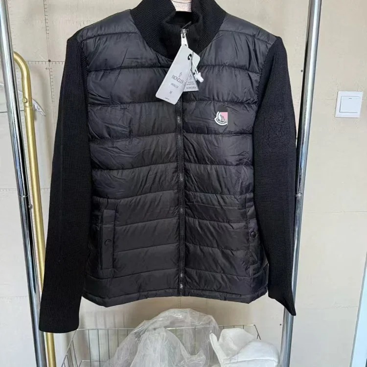 Classic knitted patchwork singles, fashionable inner layers, and matching cotton jackets for men and women