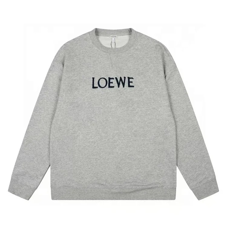 Pure cotton long-sleeved sweatshirt, classic letter embroidery, casual loose and versatile hoodie