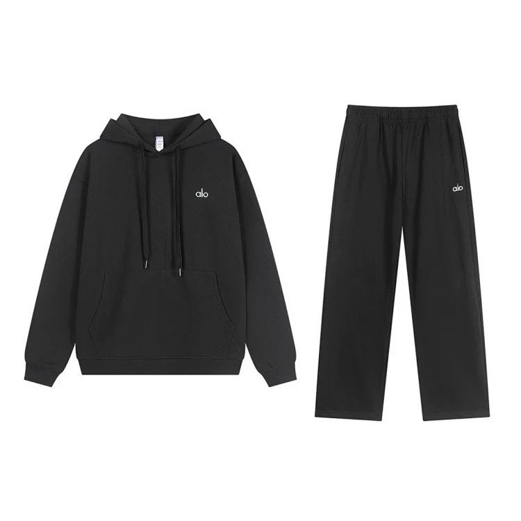 Autumn and winter American sports hooded sweatshirt headband loose sweatshirt suit