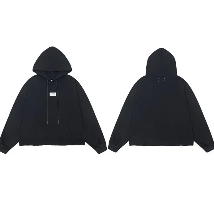 MM6 Autumn and Winter Loose Jacket Casual Hooded Sweatshirt Trendy Print