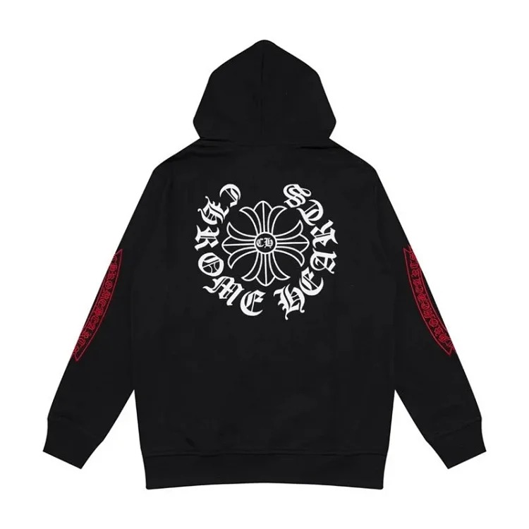 CH cross hooded sweatshirt is versatile and fashionable