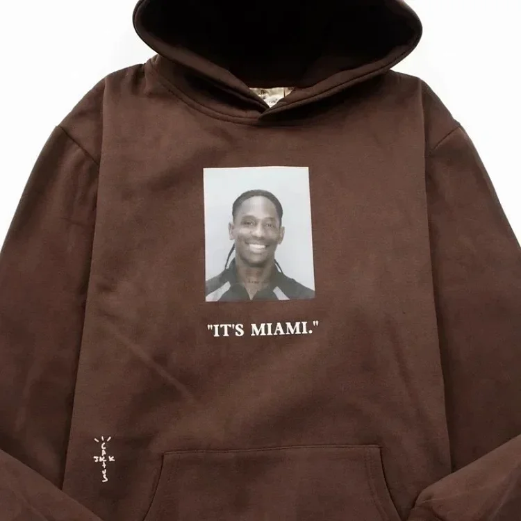 Retro distressed unisex hooded sweatshirt