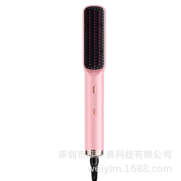 新款精油雾养直发梳负离子护发造型精油顺发养发电热雾化梳 product image