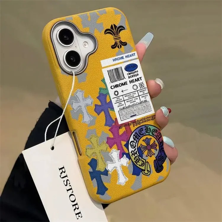 CH Colorful Cross Metal Frame Phone Case product image