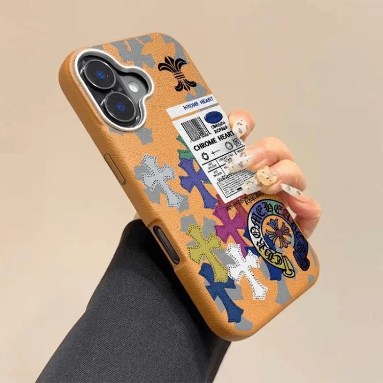 CH Colorful Cross Metal Frame Phone Case product image
