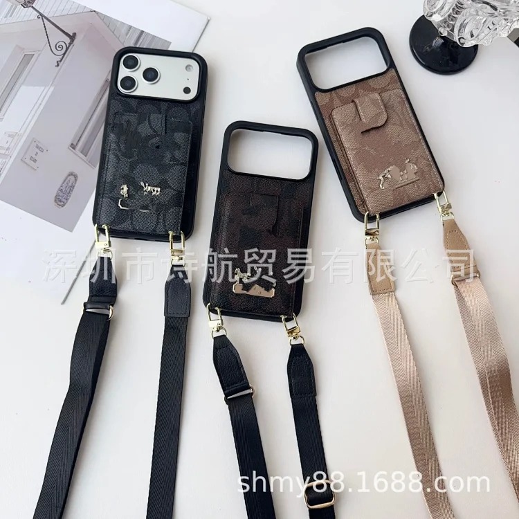 经典复古手机壳适用苹果三星等型号男女通用款手机保护套挂绳便携