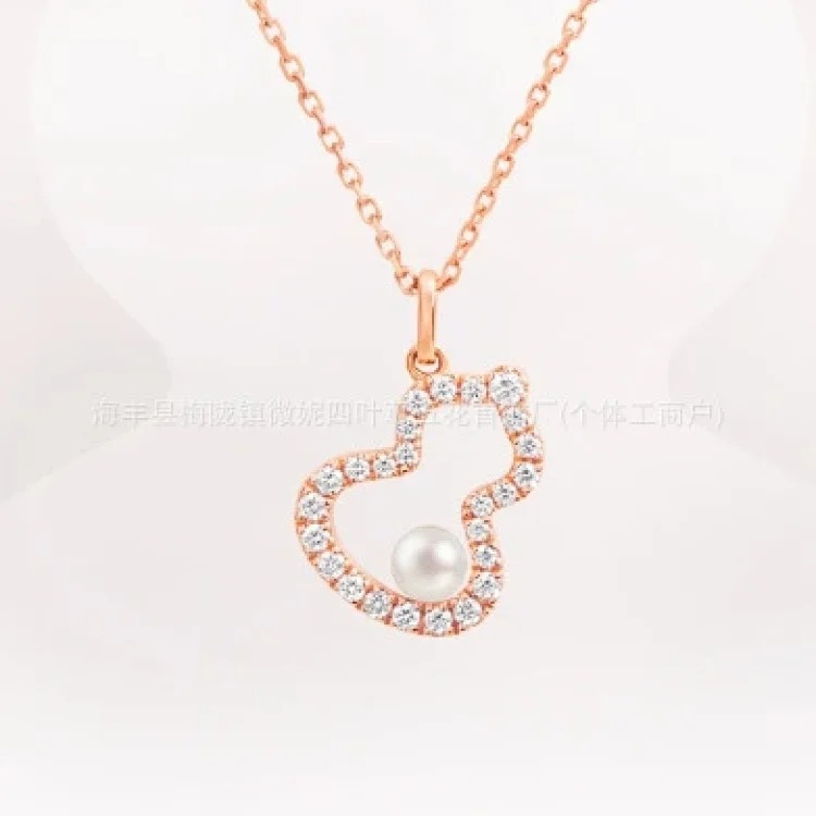 Rhinestone Gold Necklace