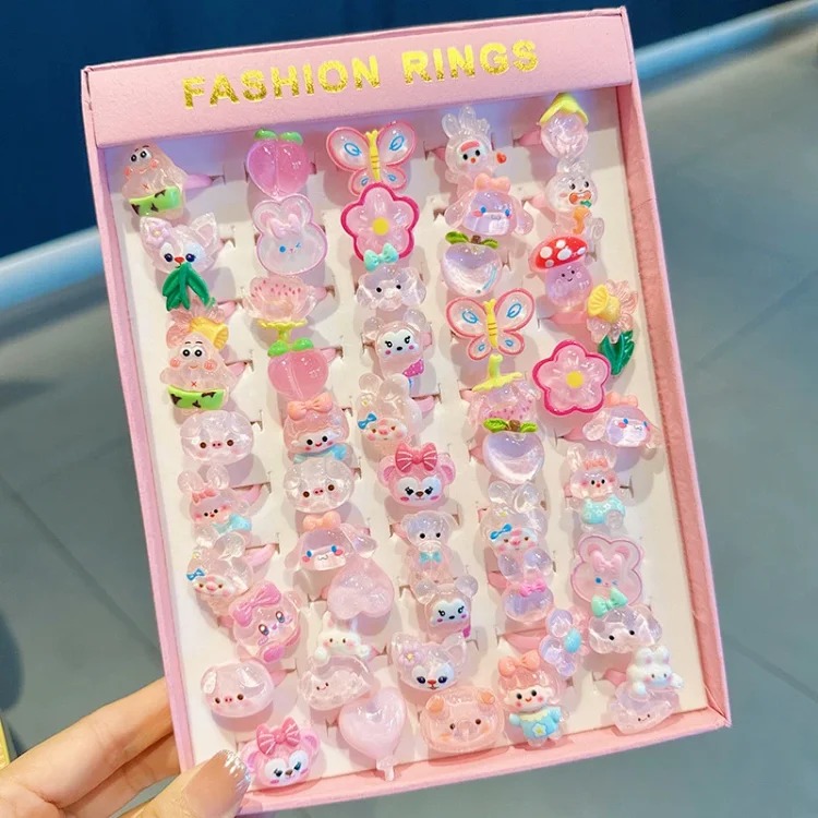 Cartoon Retro Matte Ring