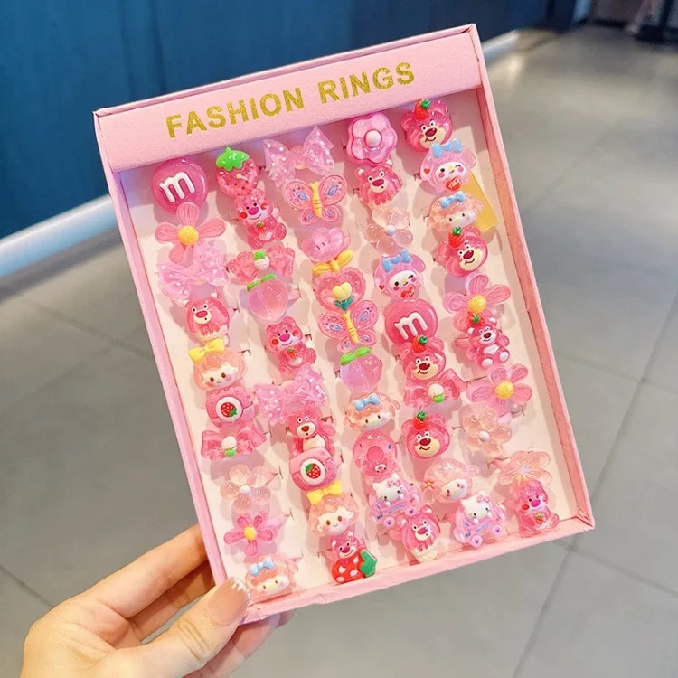 Cartoon Retro Matte Ring
