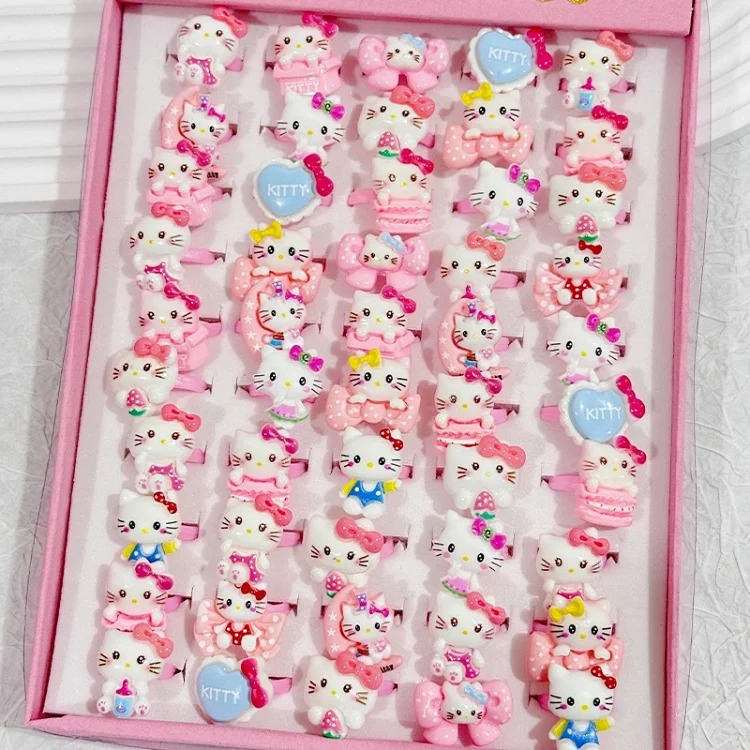 Cartoon Retro Matte Ring