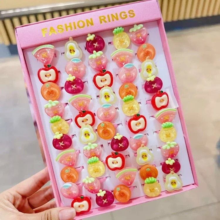 Cartoon Retro Matte Ring