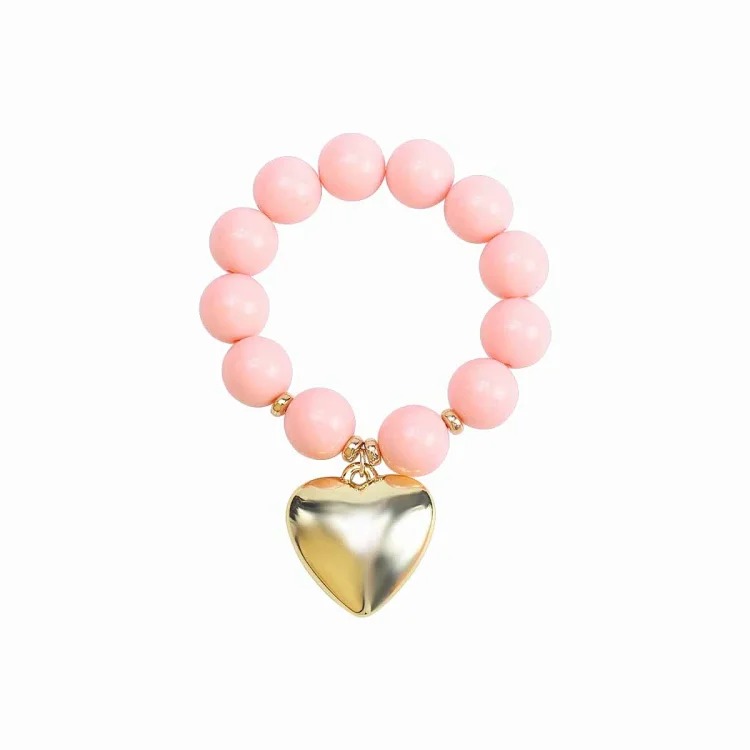 Fashion Pearl Heart Necklace B3767