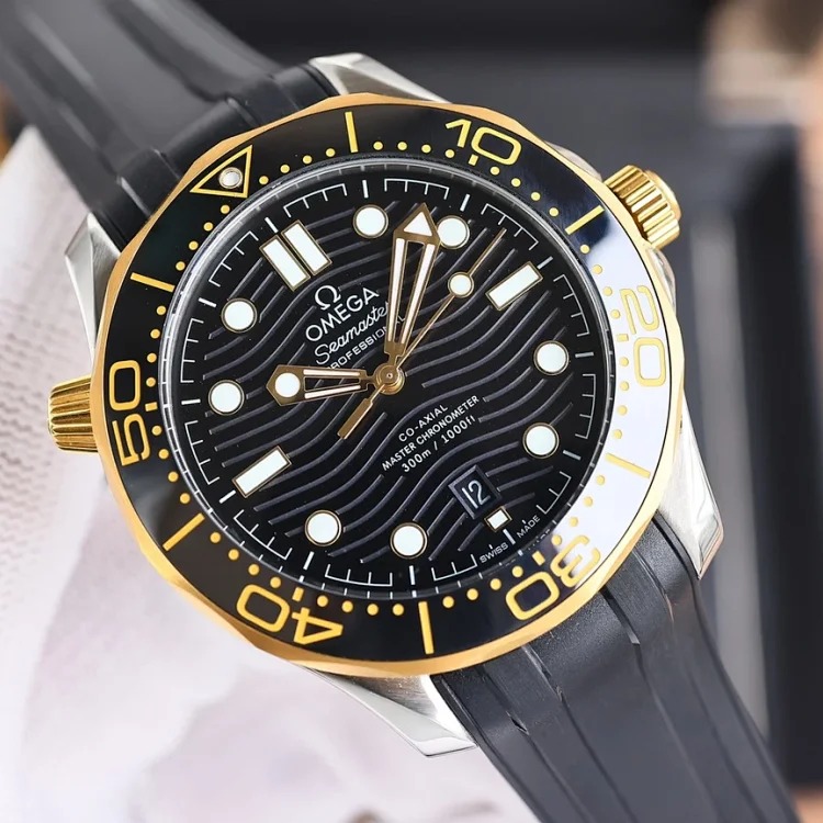 DX184 watch luminous birthday gift watch sports watch mechanical watch Omega men's watch mechanical waterproof calendar waterproof watch steel band watch