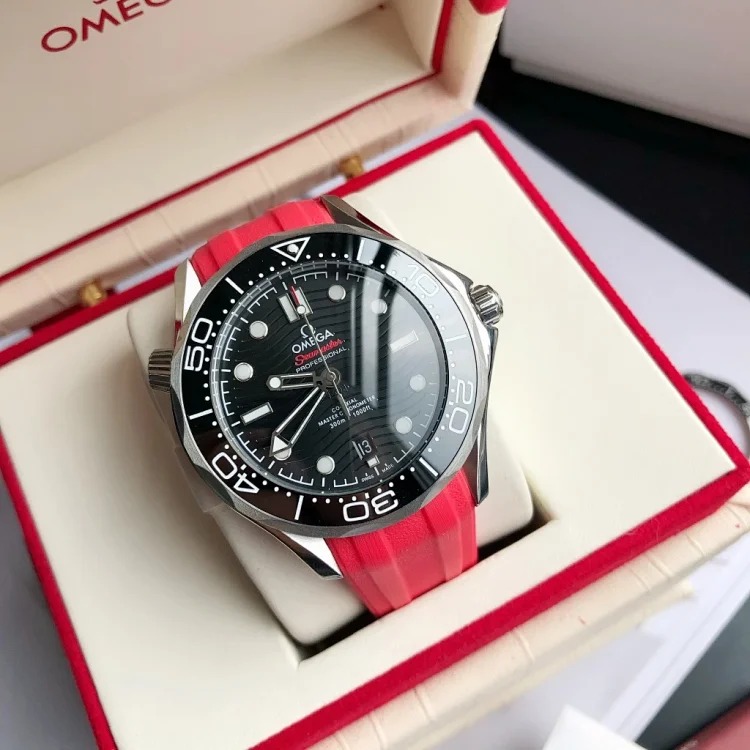 DX184 watch luminous birthday gift watch sports watch mechanical watch Omega men's watch mechanical waterproof calendar waterproof watch steel band watch