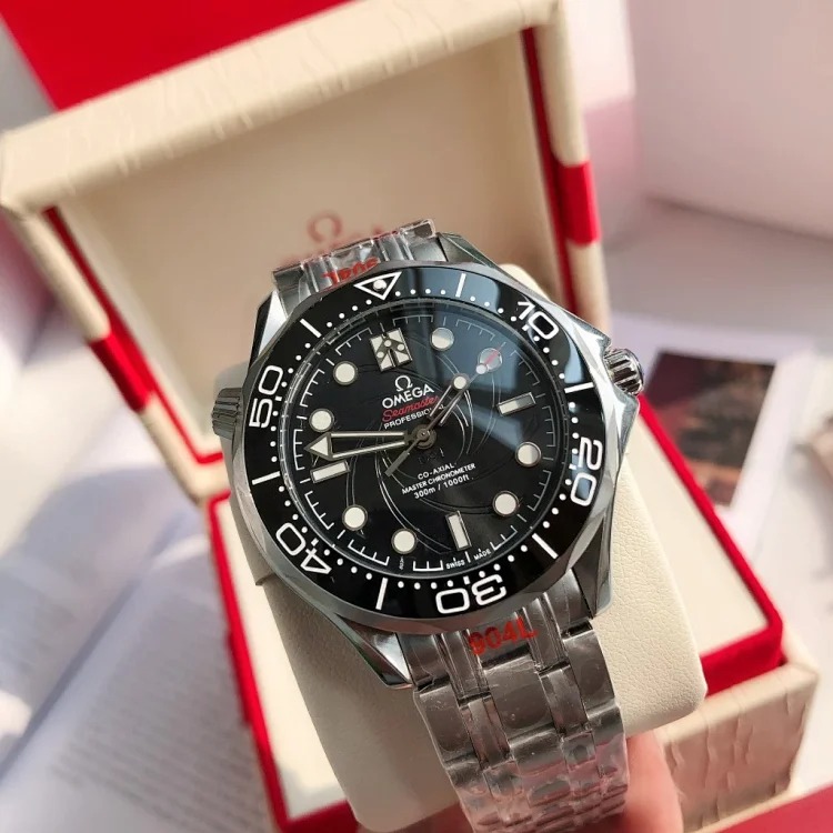 DX184 watch luminous birthday gift watch sports watch mechanical watch Omega men's watch mechanical waterproof calendar waterproof watch steel band watch