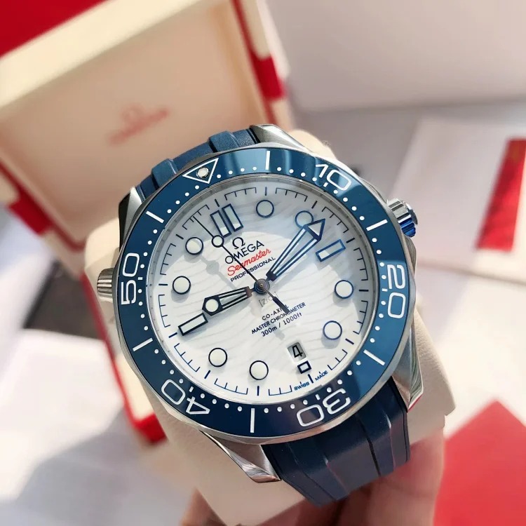 DX184 watch luminous birthday gift watch sports watch mechanical watch Omega men's watch mechanical waterproof calendar waterproof watch steel band watch