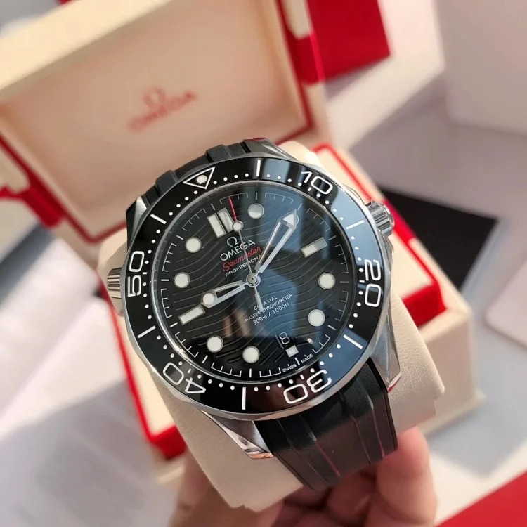 DX184 watch luminous birthday gift watch sports watch mechanical watch Omega men's watch mechanical waterproof calendar waterproof watch steel band watch