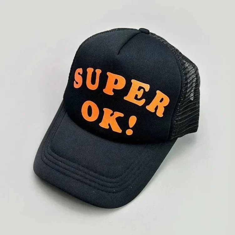 Youth Trendy Youth Fashion Color Block Letter Baseball Cap