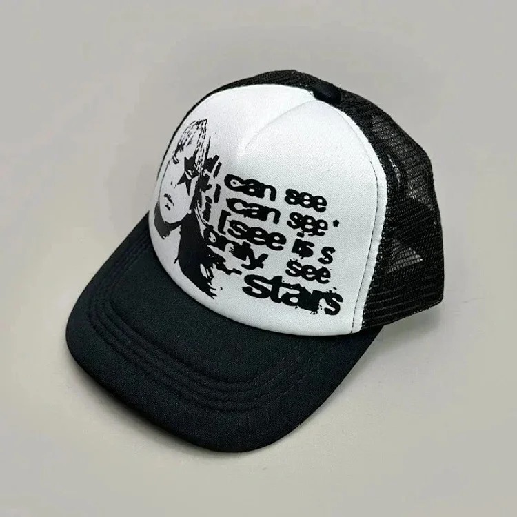 Youth Trendy Youth Fashion Color Block Letter Baseball Cap