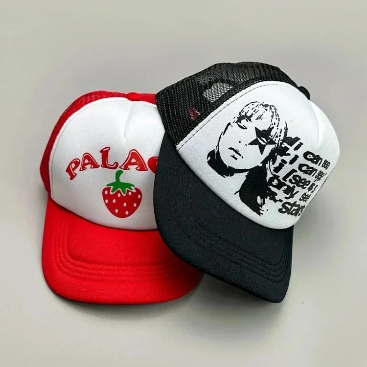 Youth Trendy Youth Fashion Color Block Letter Baseball Cap