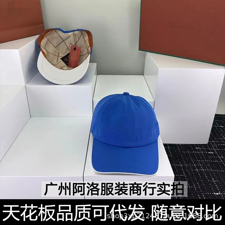 1P's cap letter embroidery four seasons double-layer soft top baseball cap elastic adjustment outdoor sun protection same style for men and women