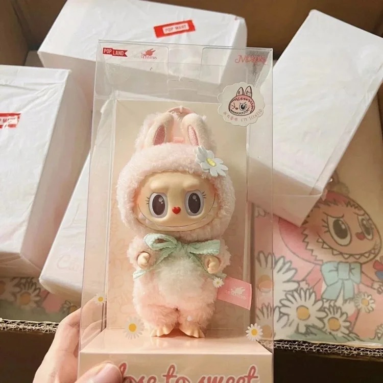 搪胶脸摆件马卡龙一代二代毛绒玩具公仔手办 product image