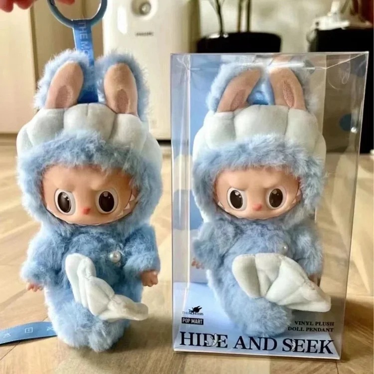 搪胶脸摆件马卡龙一代二代毛绒玩具公仔手办 product image